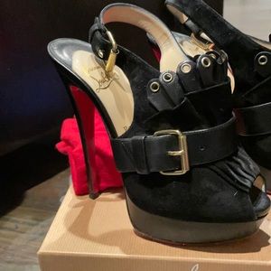 Christian Louboutin JEM black suede size 6